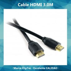 Cable Hdmi Cliptec High Speed Hdmi A Hdmi 3 Mts