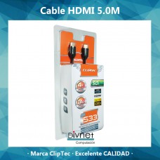 Cable Hdmi Cliptec High Speed Hdmi A Hdmi 5 Mts