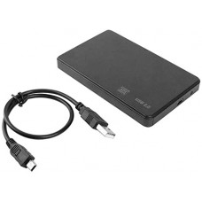 Case externo para disco 2.5" 3.0 USB a SATA HDD Negro