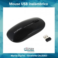 Mouse Cliptec V1200dpi 2,4 Ghz Wireless Vovo Negro