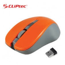 Mouse Cliptec Isuttu Inalambrico 2.4ghz Anaranjado