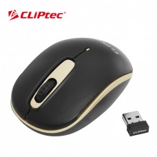 Mouse Cliptec Inalambrico Diamond 2.4 Ghz Dorado