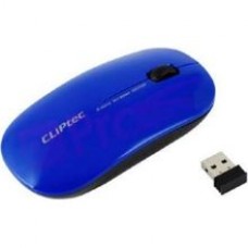 Mouse Cliptec 4 Estaciones Cableado Azul