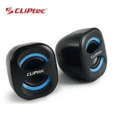 Parlante Cliptec Compact 2.0 Usb Multimedia Negro