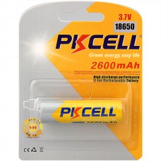 Pila 18650 Recargable 2600mah Excelente Pkcell