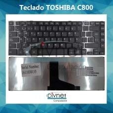 Teclado p/ Toshiba Satellite  C800 C845 L800 L845
