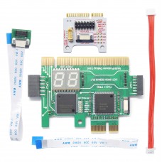  TL611-Pro Diagnosis Card + MINI PCIE + A-DEBUG Desktop PCI Mainboard PCI-e Notebook Debugging Card A